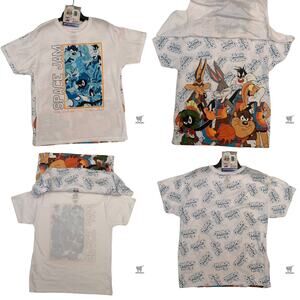 Space Jam Men's Size L A New Legacy Tune Squad Bundle Of 2 T-Shirt New